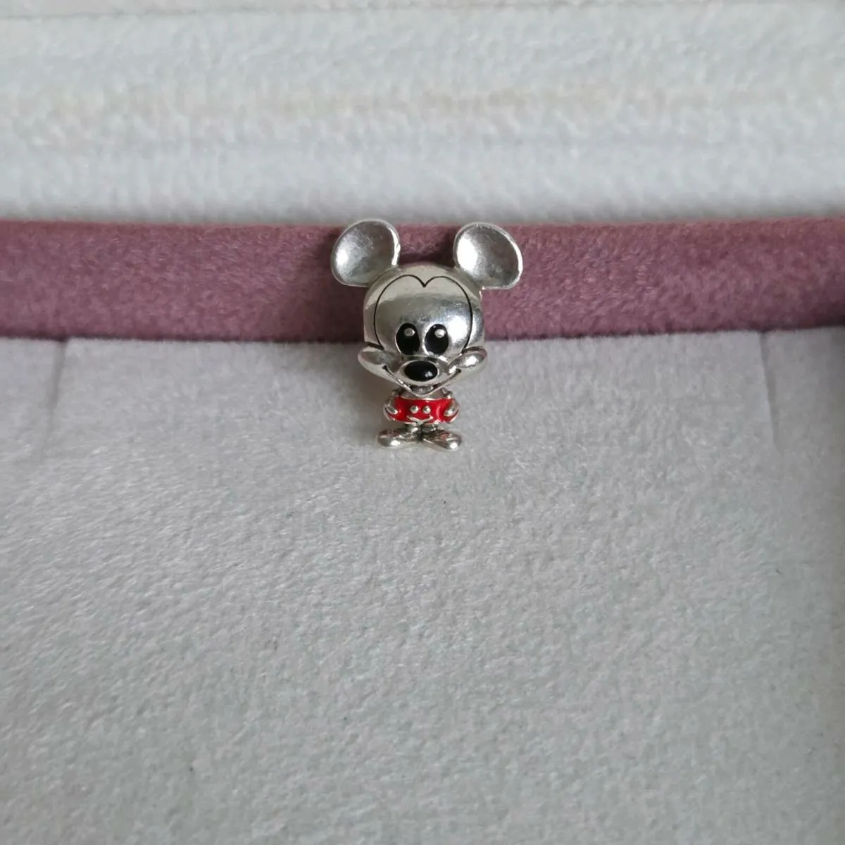 Pandora Disney MICKEY MOUSE charm with enamel red - Image 2