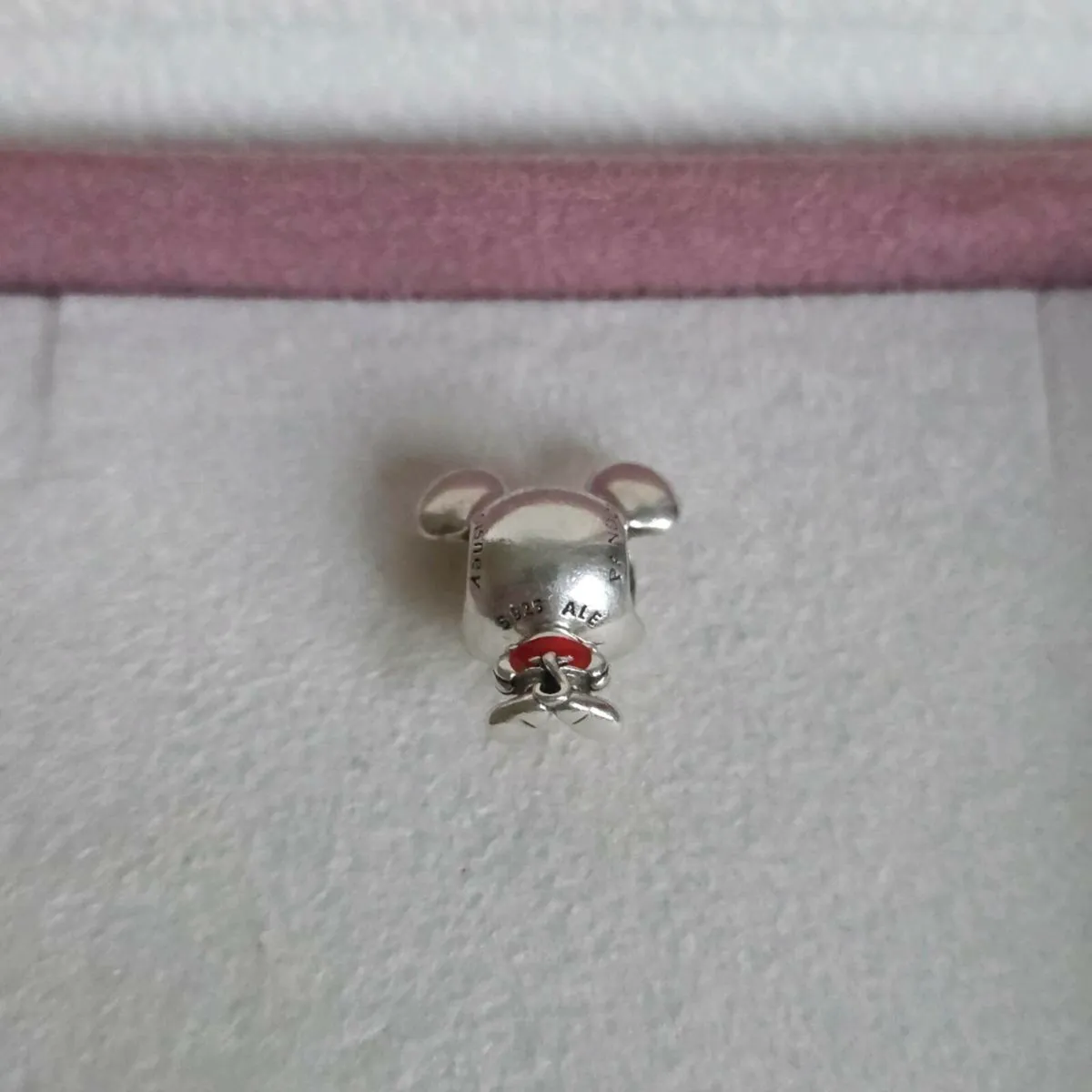 Pandora Disney MICKEY MOUSE charm with enamel red - Image 4
