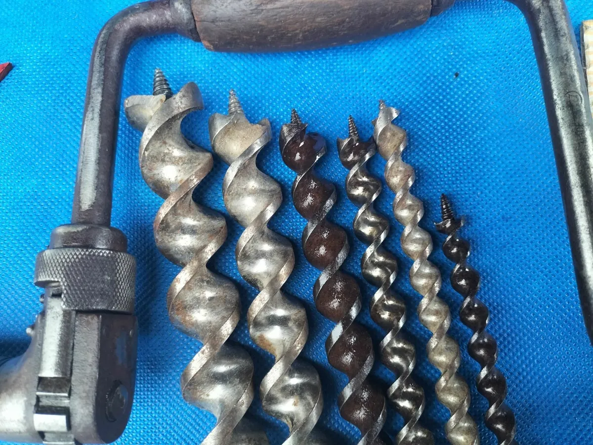 Carpenters Brace & Jennings Augers - Image 2