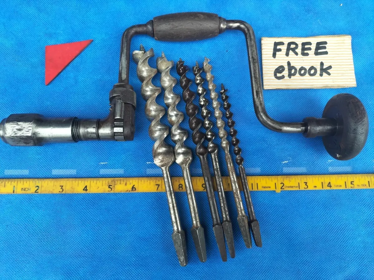 Carpenters Brace & Jennings Augers - Image 1