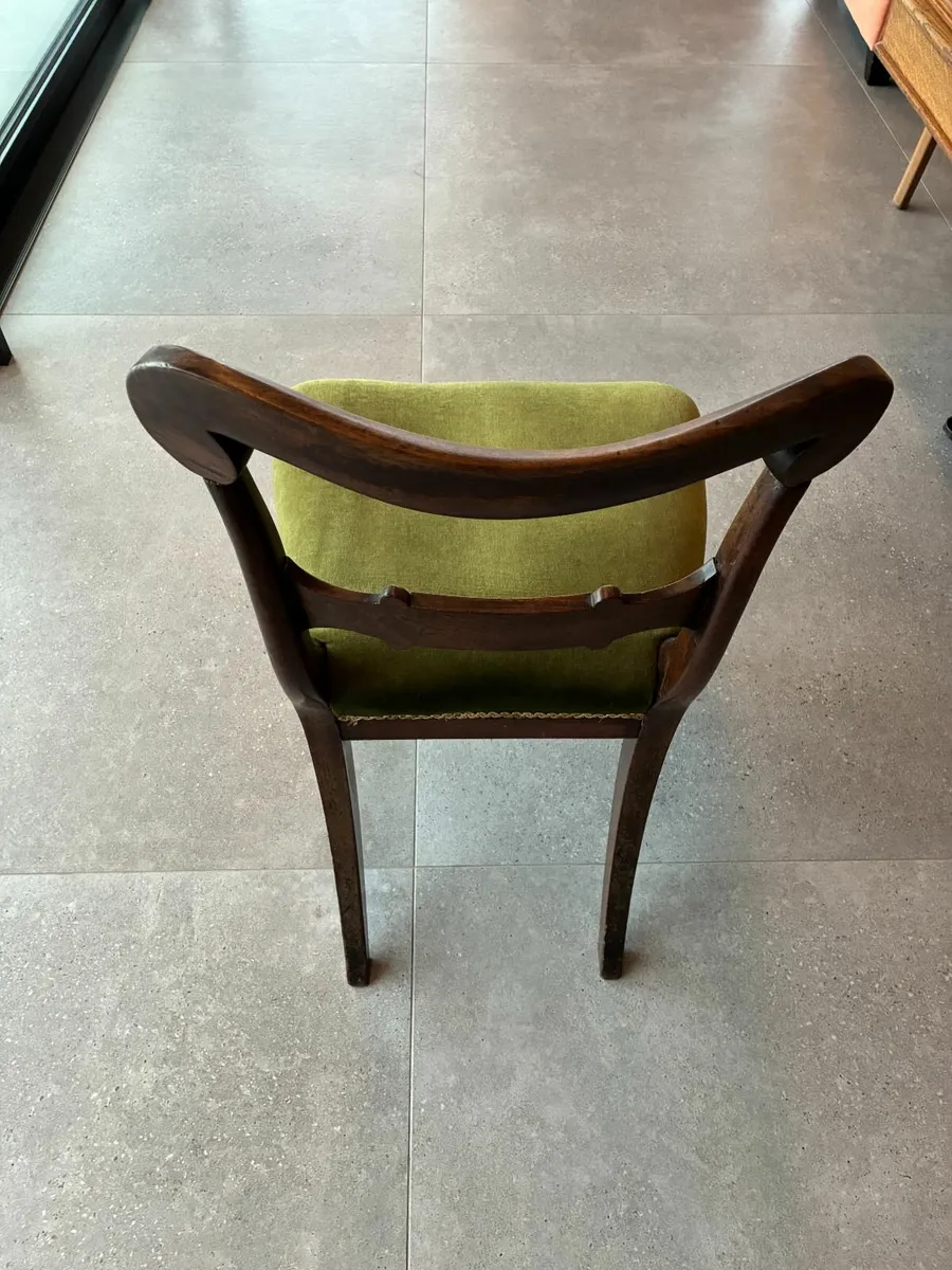 Six Antique Mahogany  Dining Chairs - Image 3