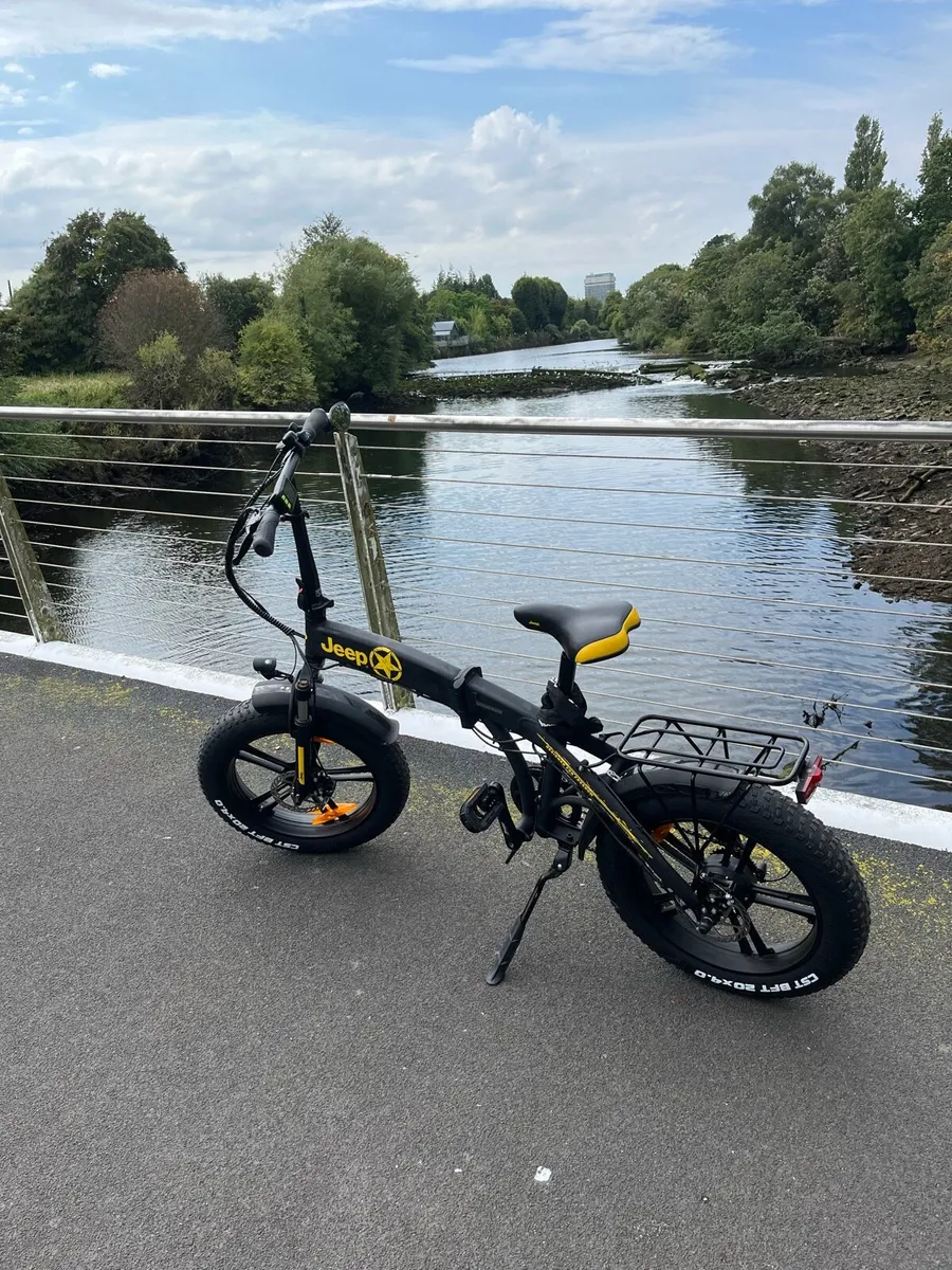 Jeep Limited edition foldable electric bike - Image 1