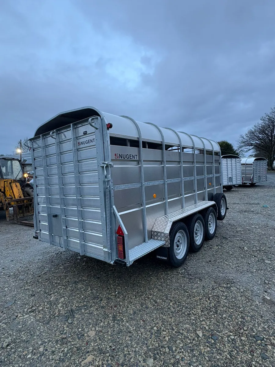 New Nugent 14x6 Cattle Trailers - Image 2