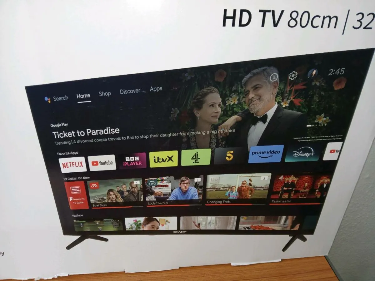 New Sharp 32 inch Smart frame less hdmi tv. - Image 1