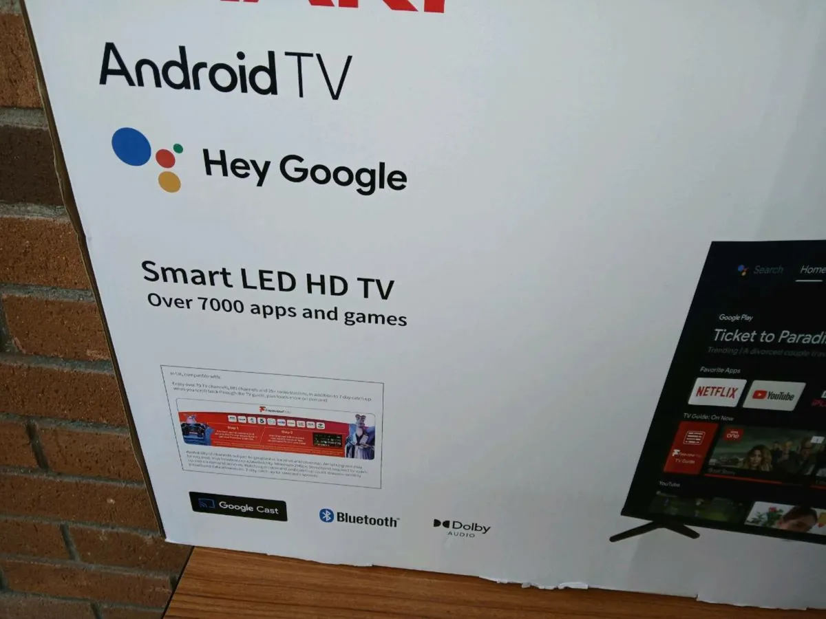 New Sharp 32 inch Smart frame less hdmi tv. - Image 2