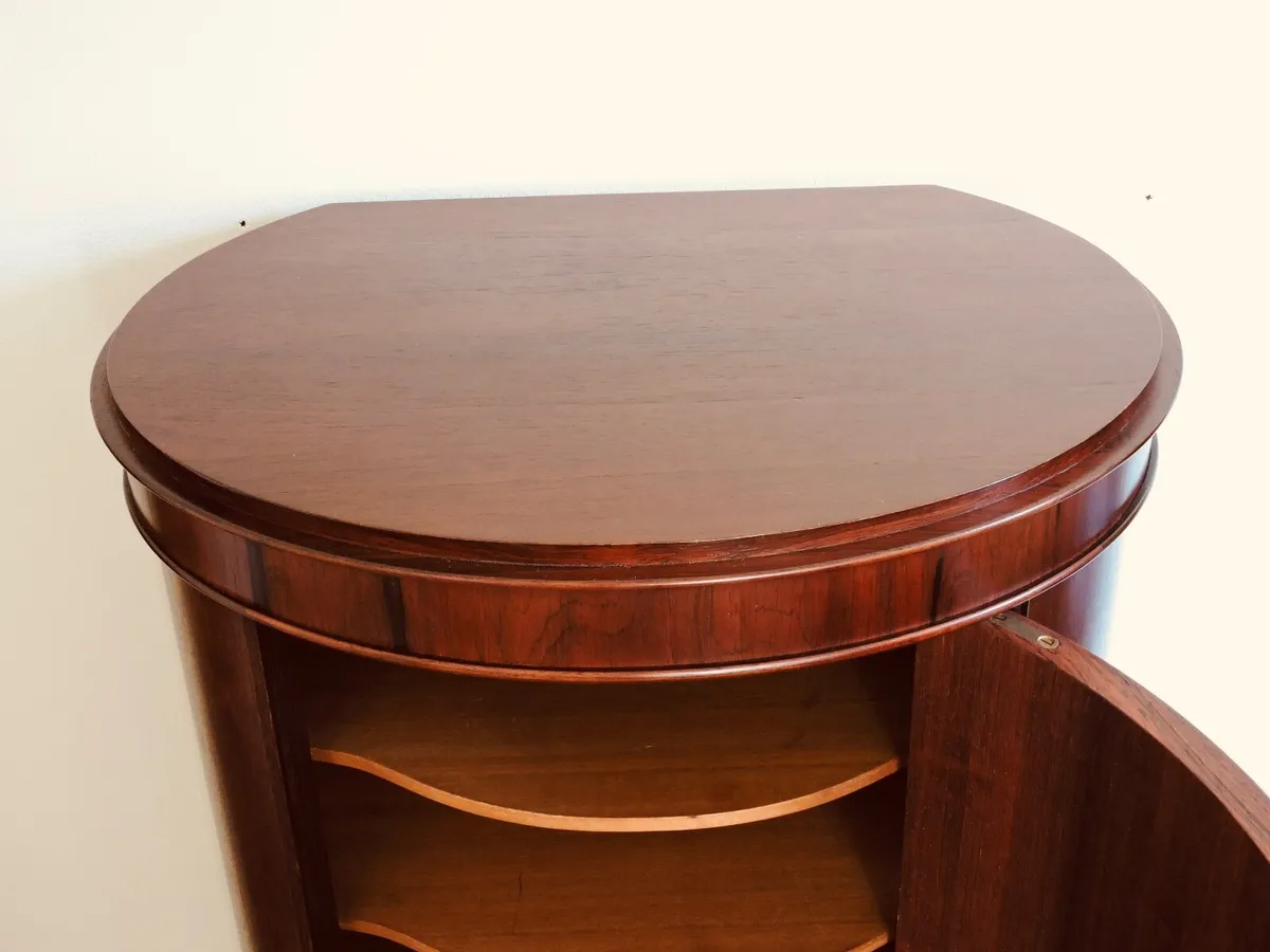 mid century Danish retro rosewood drink cabinet - Image 4