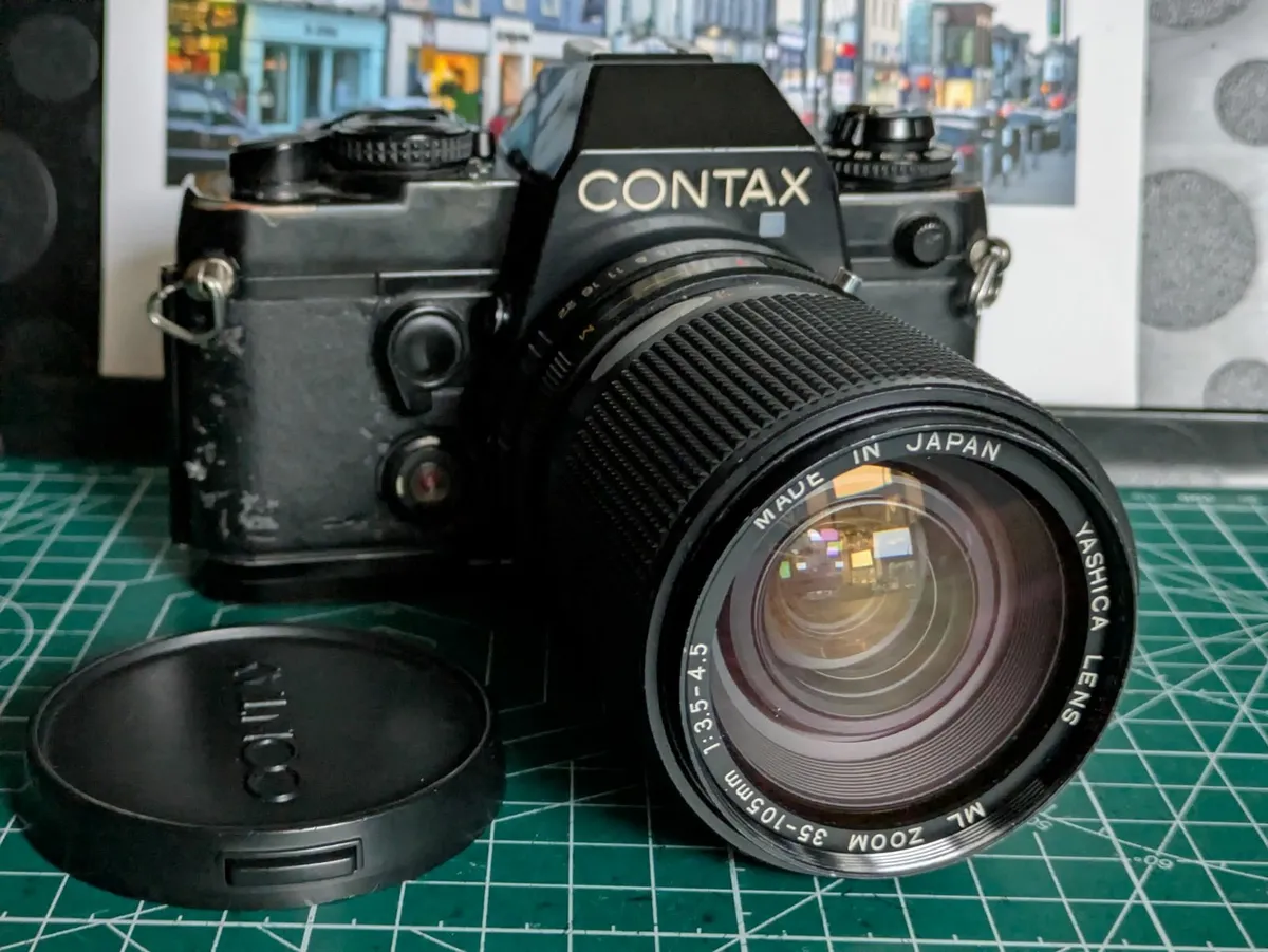 🎞️Contax 139 Quartz + Yashica ML 35-105mm zoom - Image 1