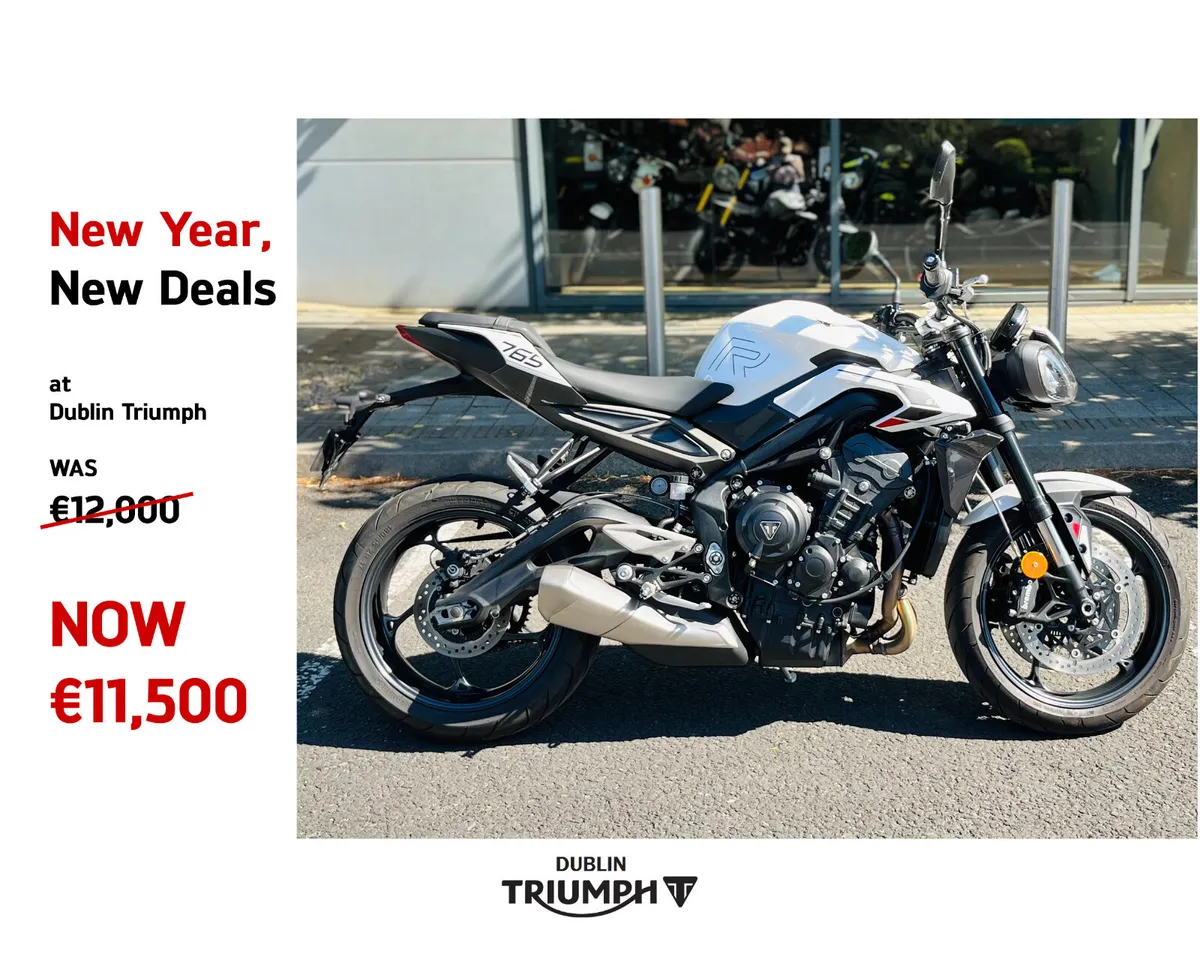 NEW YEAR, NEW DEALS: TRIUMPH STREET TRIPLE R - Image 1