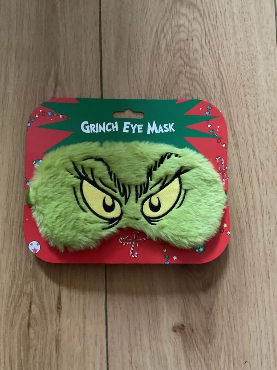 Grinch Eye Mask Brand New - Image 1