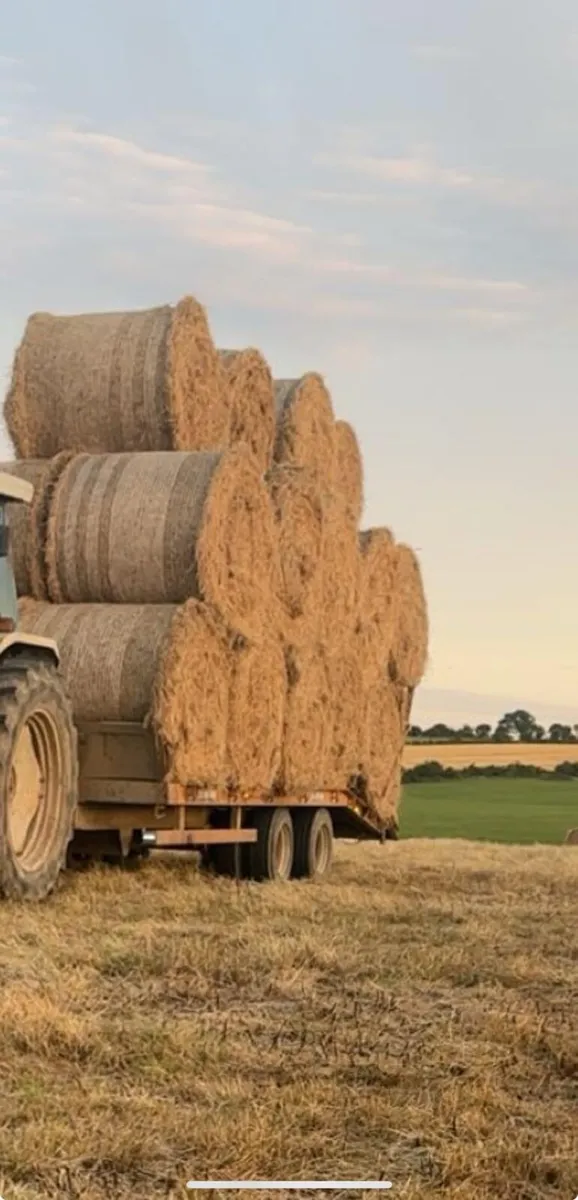 4x4 round bales of Hay