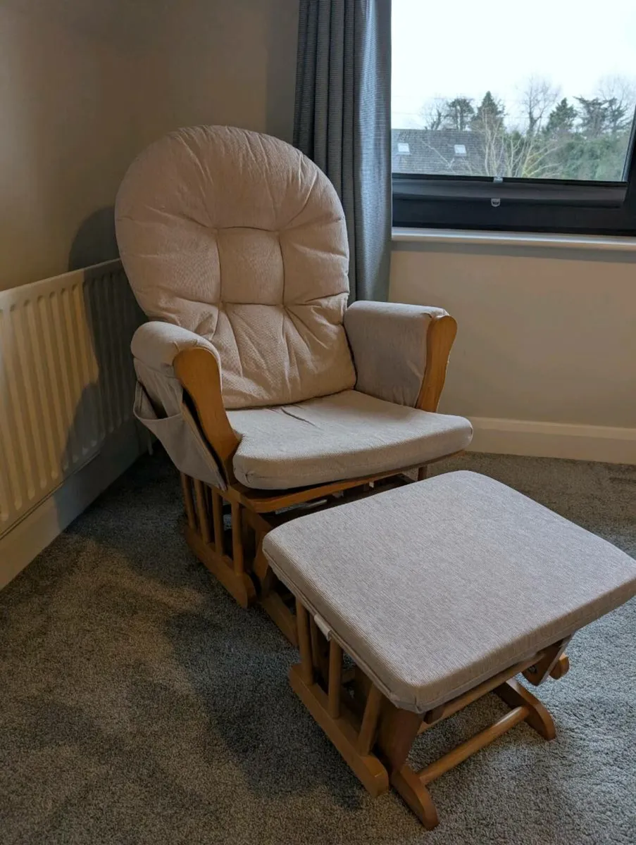 Babylo Rocking Chair and Stool - Image 1