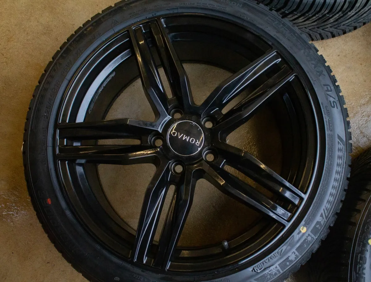18x8" 5X112 Romac alloy wheels - Brand new tyres - Image 4