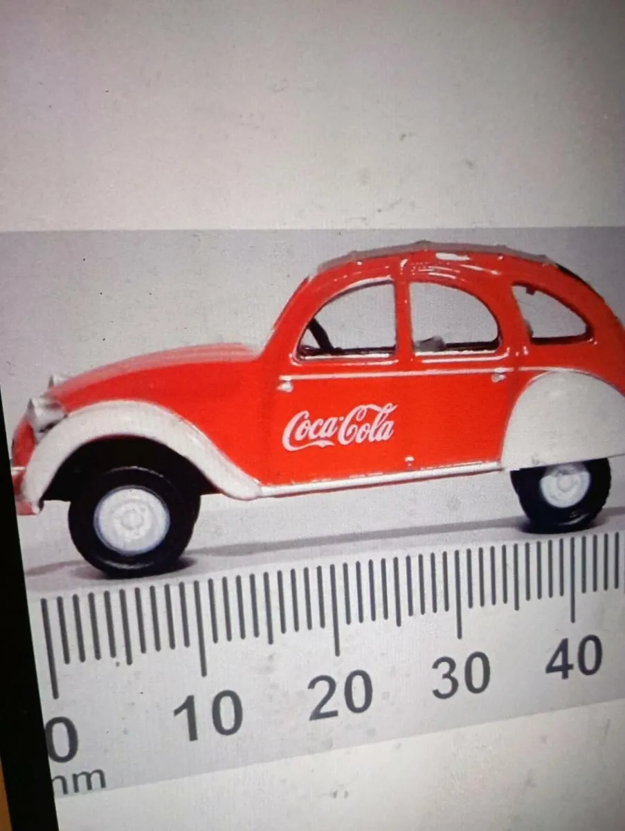 OXFORD DIE-CAST CITROEN 2CV COCA COLA CAR - Image 2