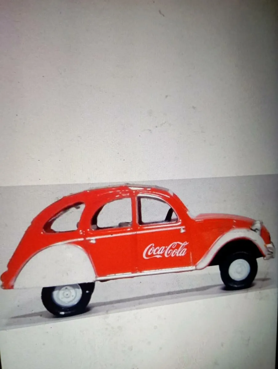 OXFORD DIE-CAST CITROEN 2CV COCA COLA CAR - Image 4
