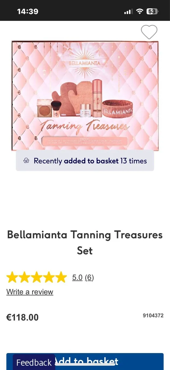 Bellamianta tanning treasures set - Image 1