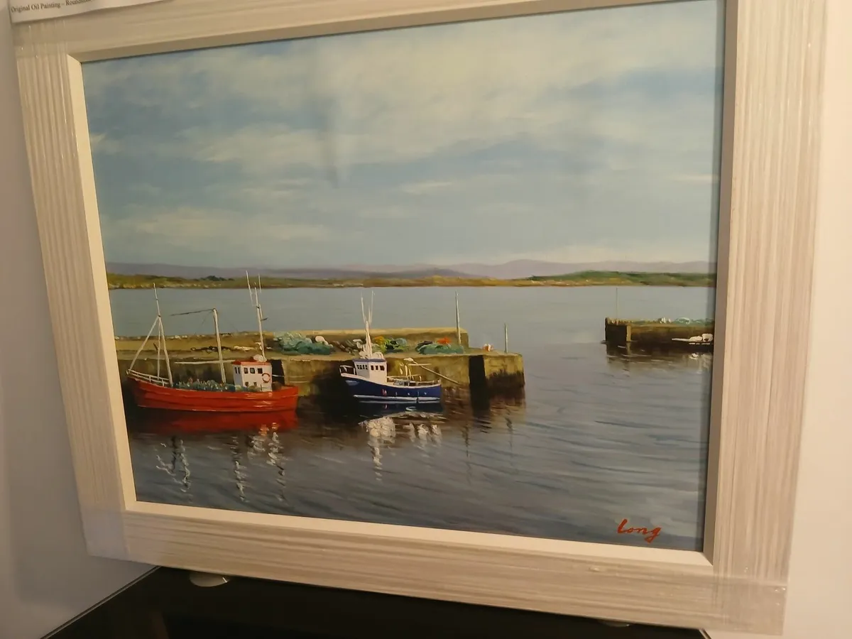 Original oil painting 🖼 framed connamara - Image 3