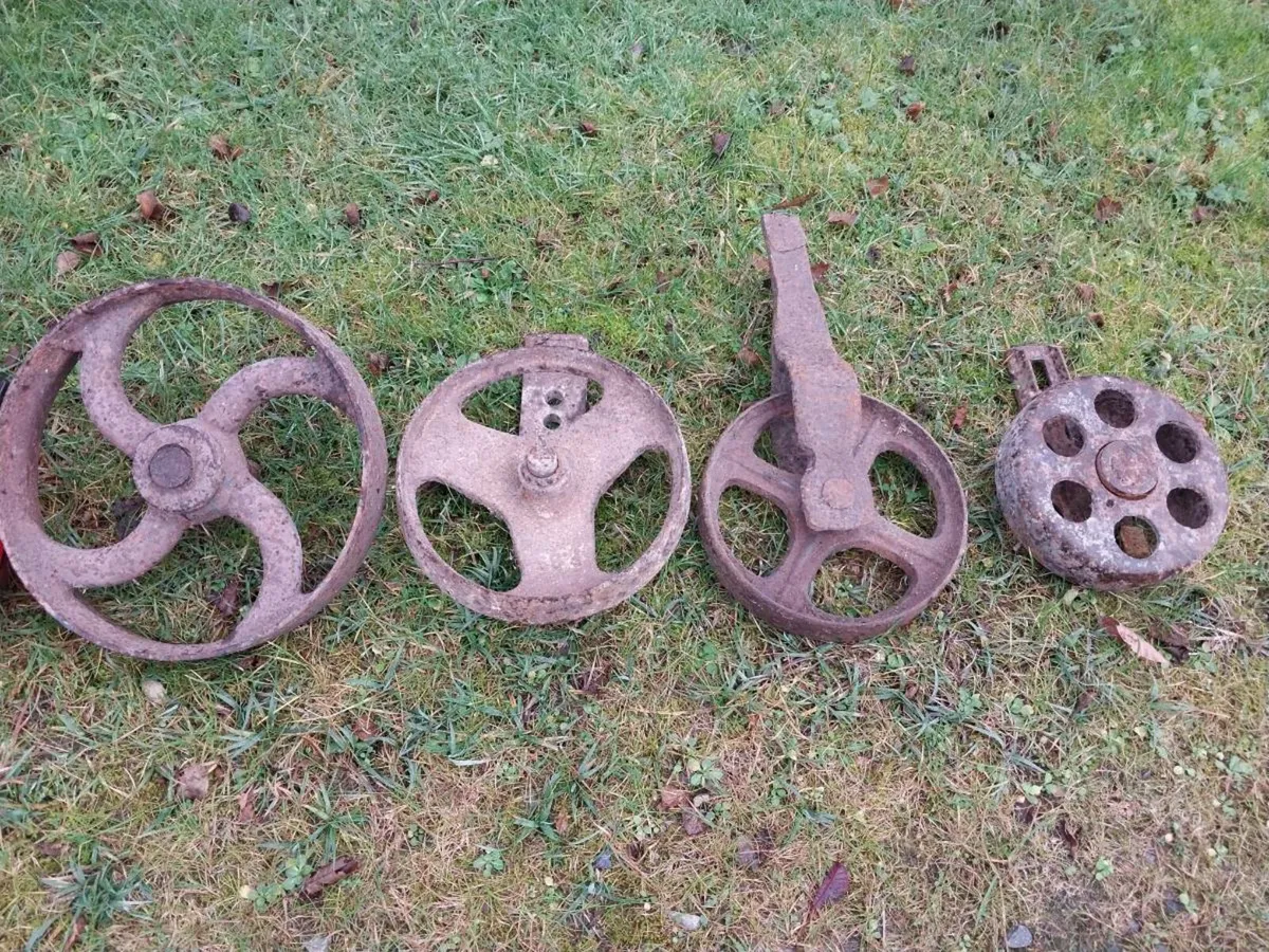 Salvage Industrial Agricultural Wheels x 4 - Image 3