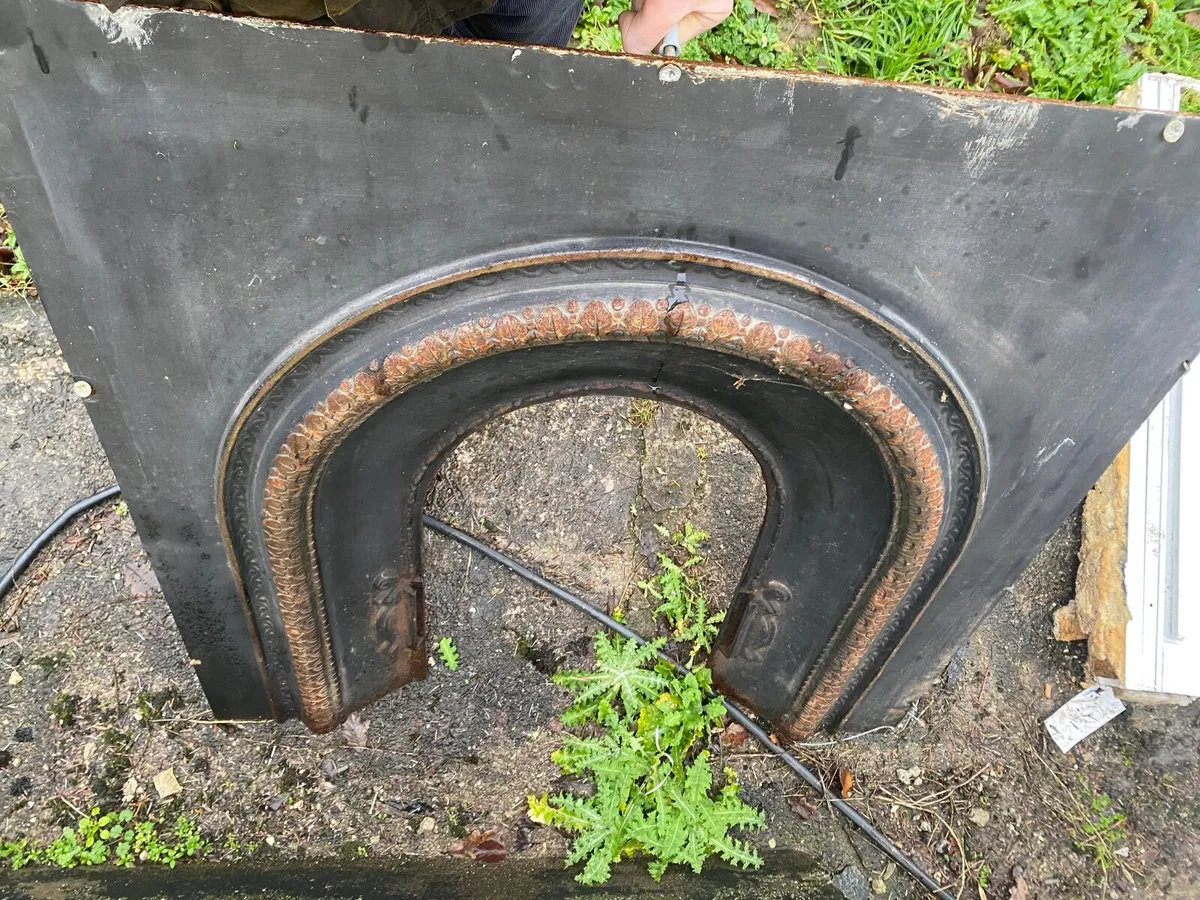 Steel Fireplace Hearth Insert - Image 1