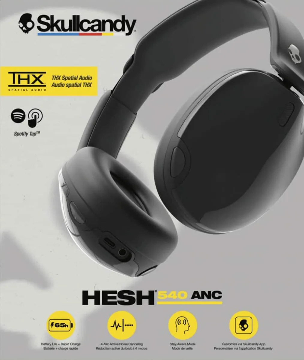 SKULLCANDY💀HESH®️540ANC🎶🎵🎶🎵🎶🔊⚡ - Image 1