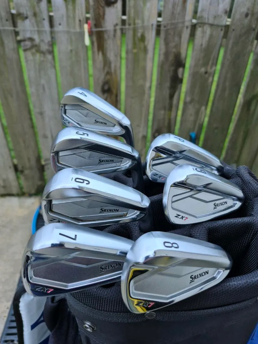 MINT SRIXON ZX5/ZX7 COMBO IRONS 4-PW STIFF - Image 1