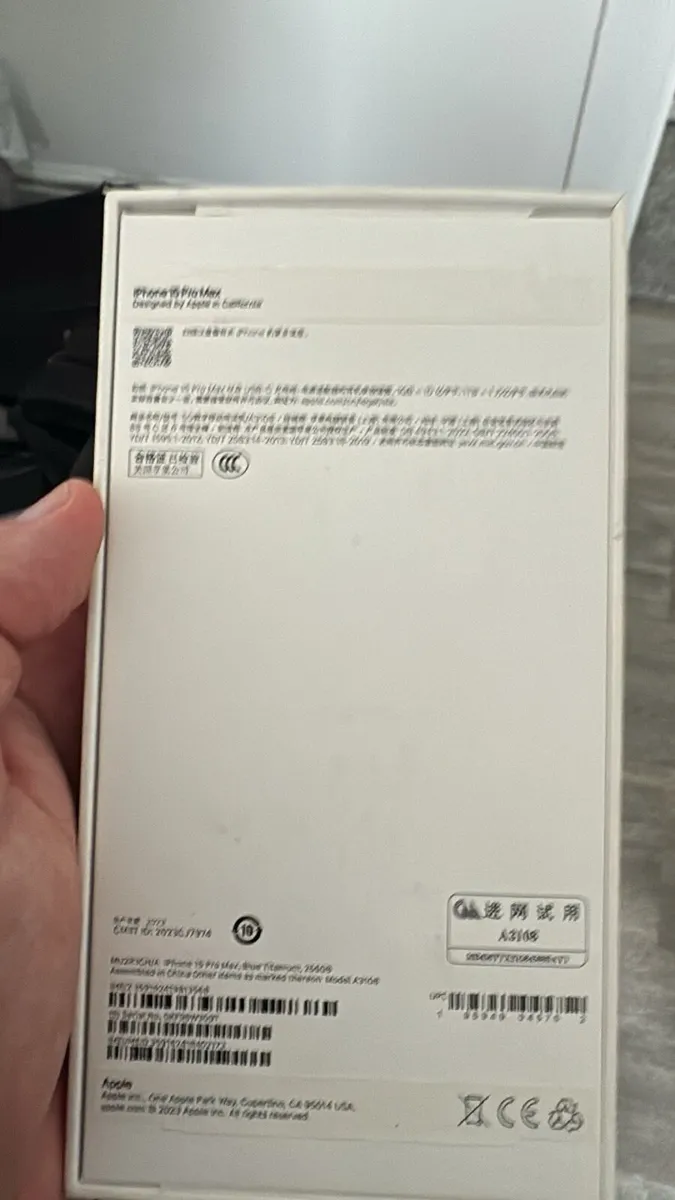 iPhone 15 Pro Max 256gb blue