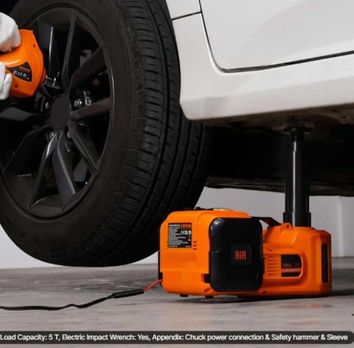 Electric Hydraulic Car Floor Jack 5 Ton 12V w/ - Image 4