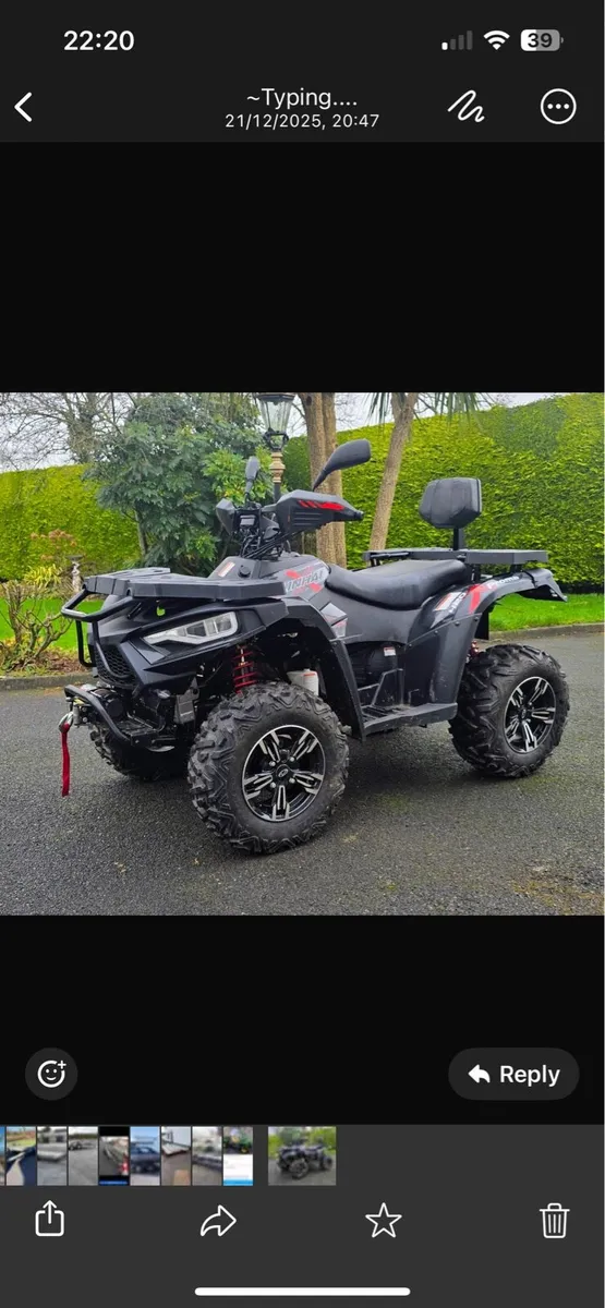 Brand new 420 cc 4x4 quad bike - Image 2