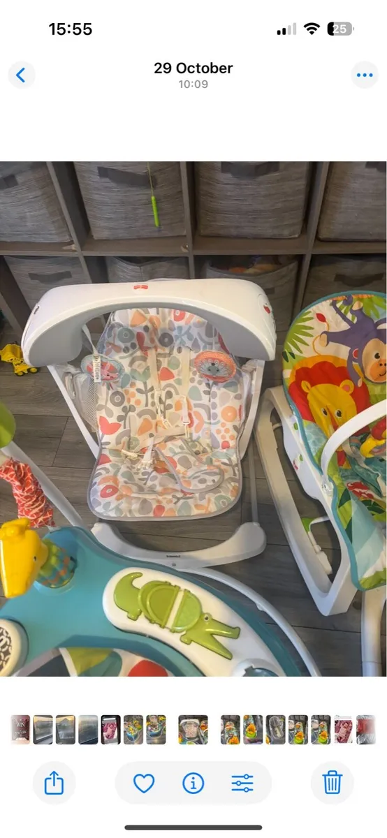 Baby swing and 3 in one rocker - Image 2