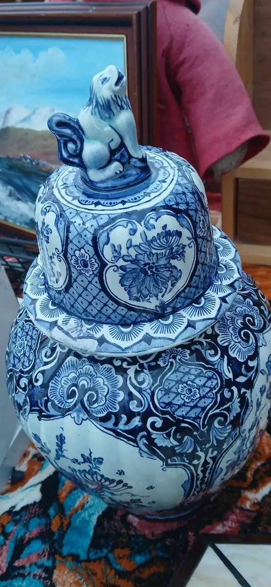 Antique Oriental Vase, Large - Image 3