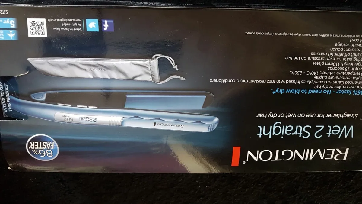 remington wet to dry straightener - Image 3