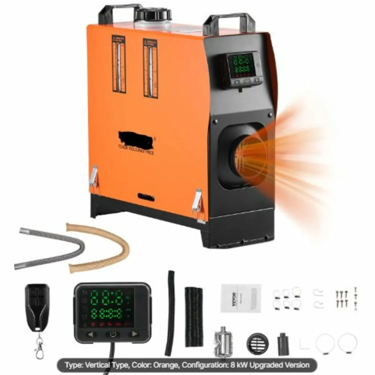 Diesel Air Heater,12-24V 8KW, Fast Heating Diesel - Image 1
