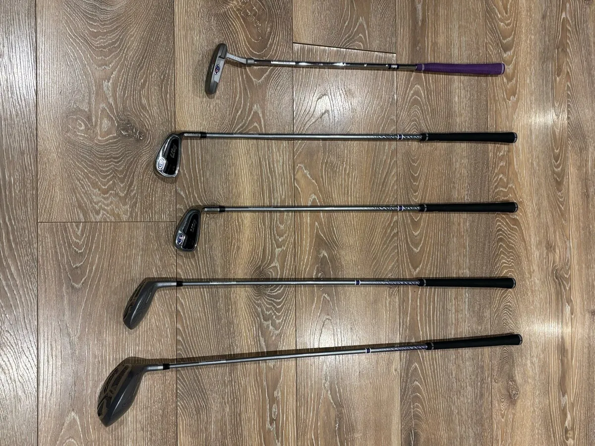 US Kids 54 5 club stand set, black/purple bag - Image 4