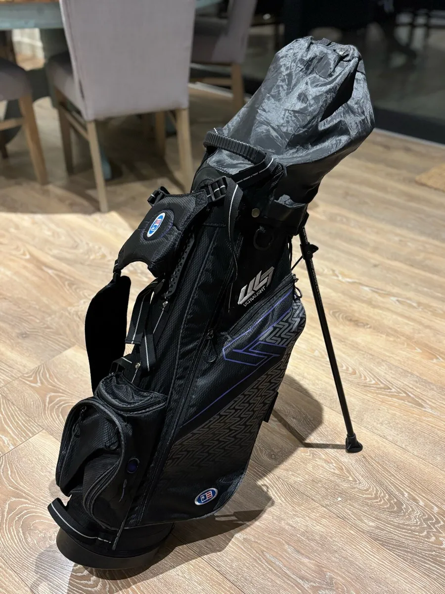 US Kids 54 5 club stand set, black/purple bag - Image 1