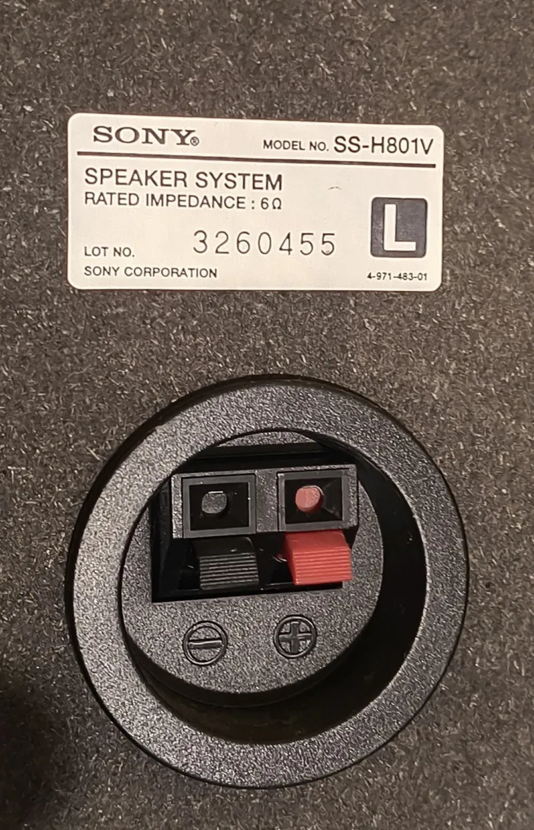 Amplifier SONY MODEL  HCD-H801 - Image 4