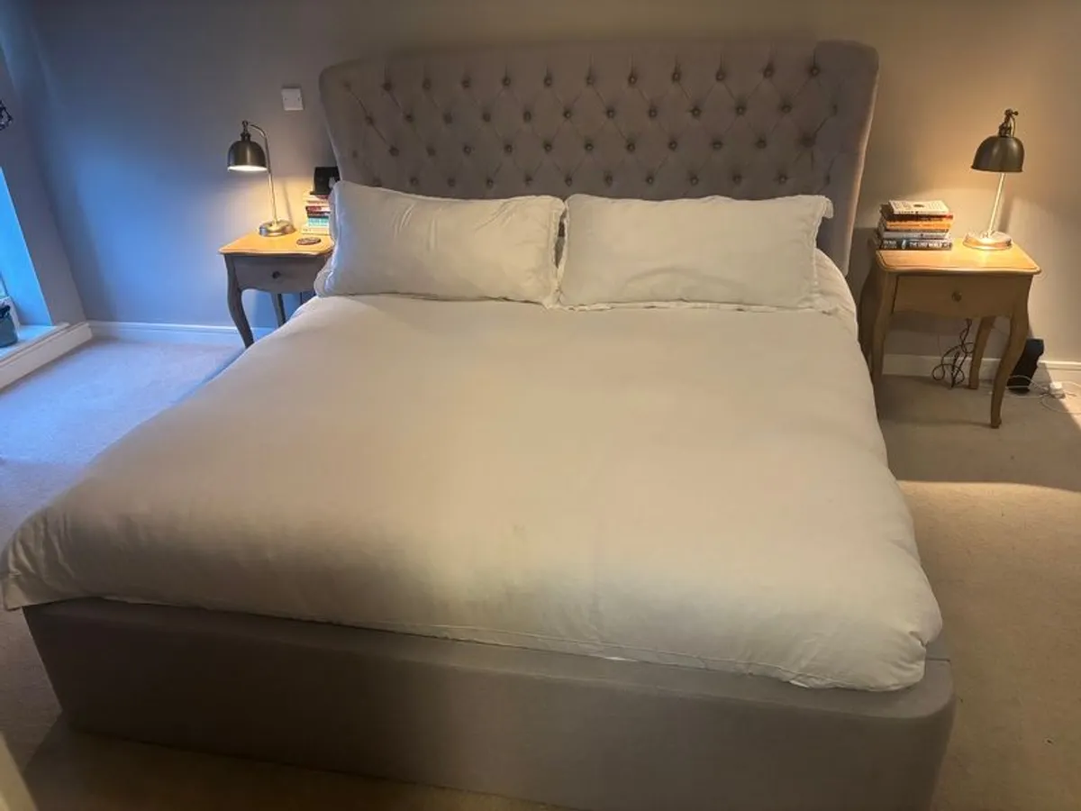 TEMPUR Superking  Holcot Ottoman Bed Light Grey - Image 2