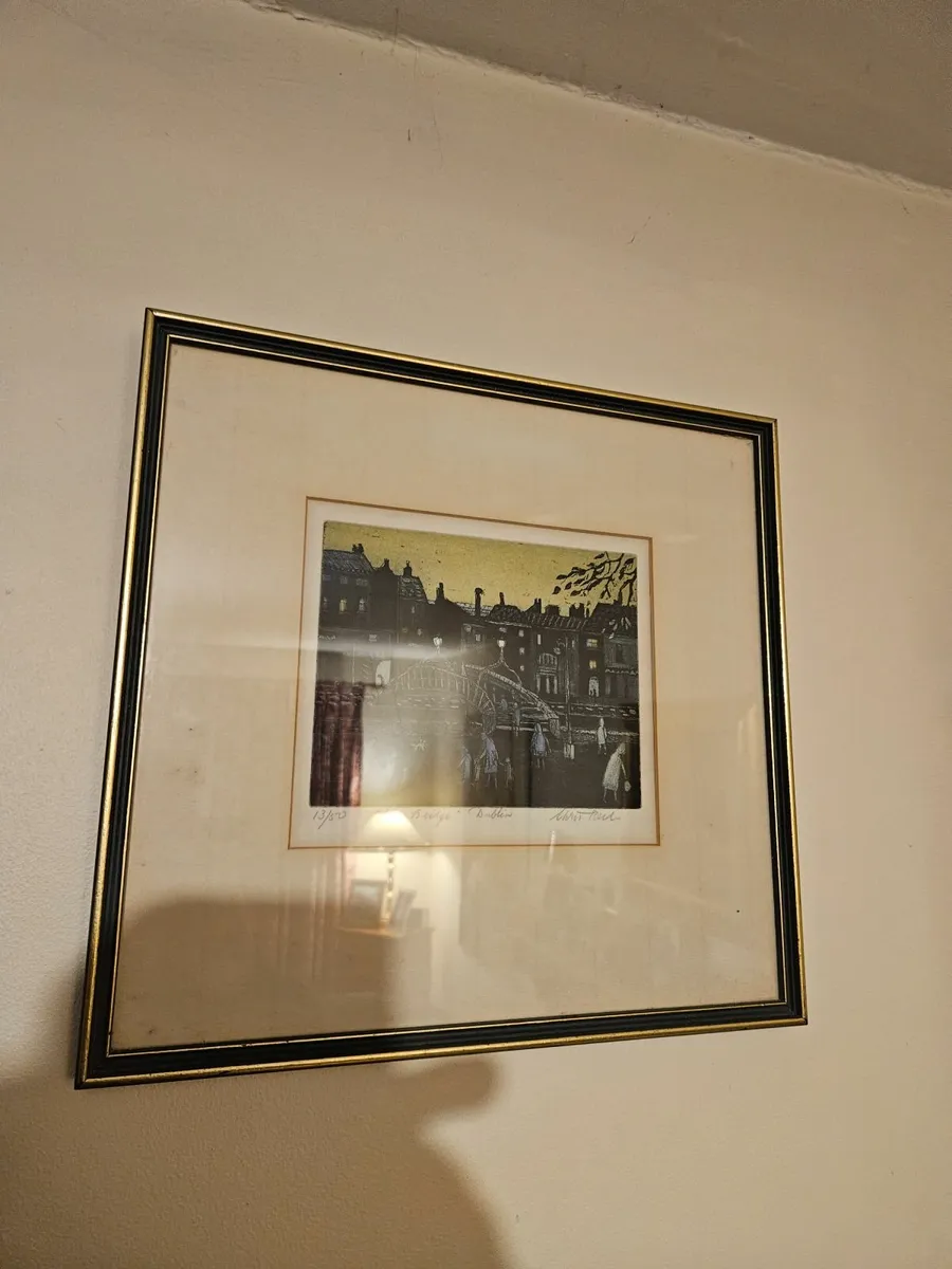 Picture Print Halfpenny Bridge Chris Reed Dublin - Image 1