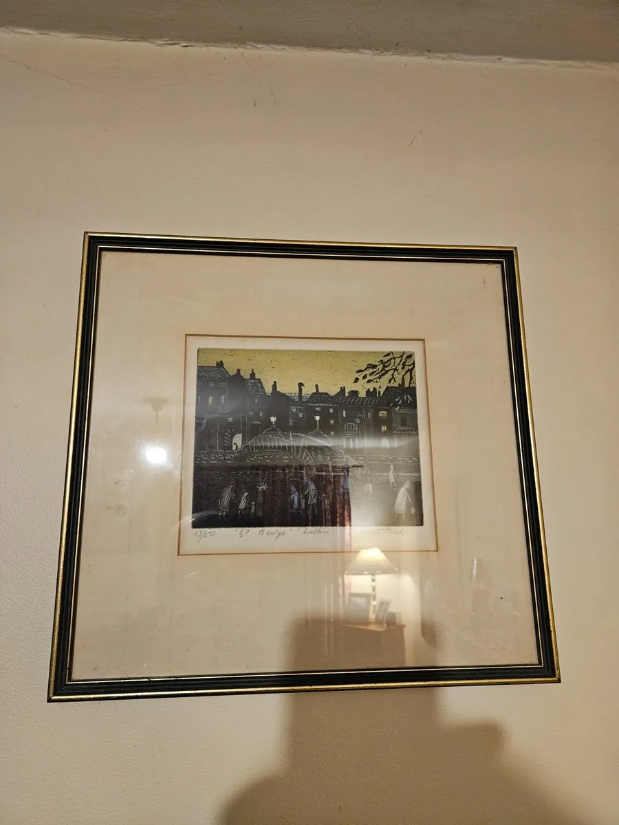 Picture Print Halfpenny Bridge Chris Reed Dublin - Image 3