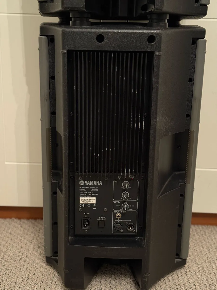 Yamaha msr400 active speakers - Image 4