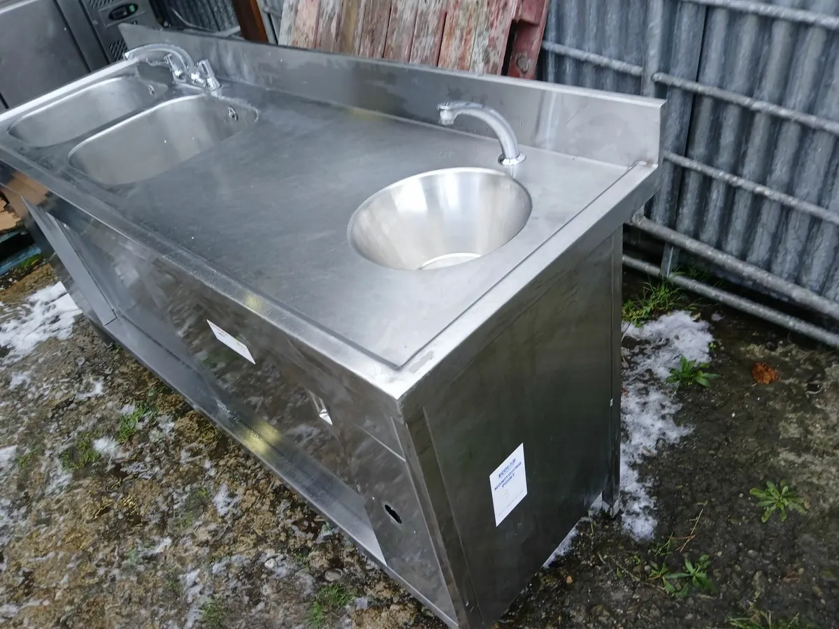 Staneless steel cabbinet double sink /personal - Image 4