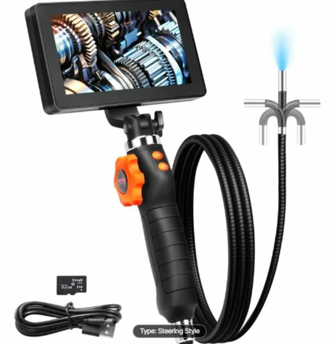 Articulating Borescope Camera with Light, Two-Way - Image 1