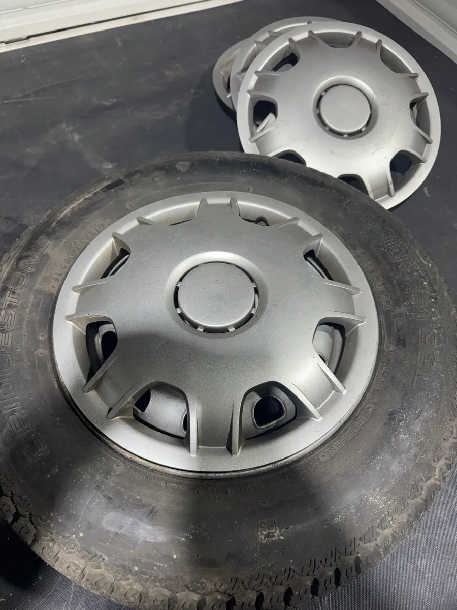 12" Steel Wheels, New Tyres and Wheel Trims - Image 2