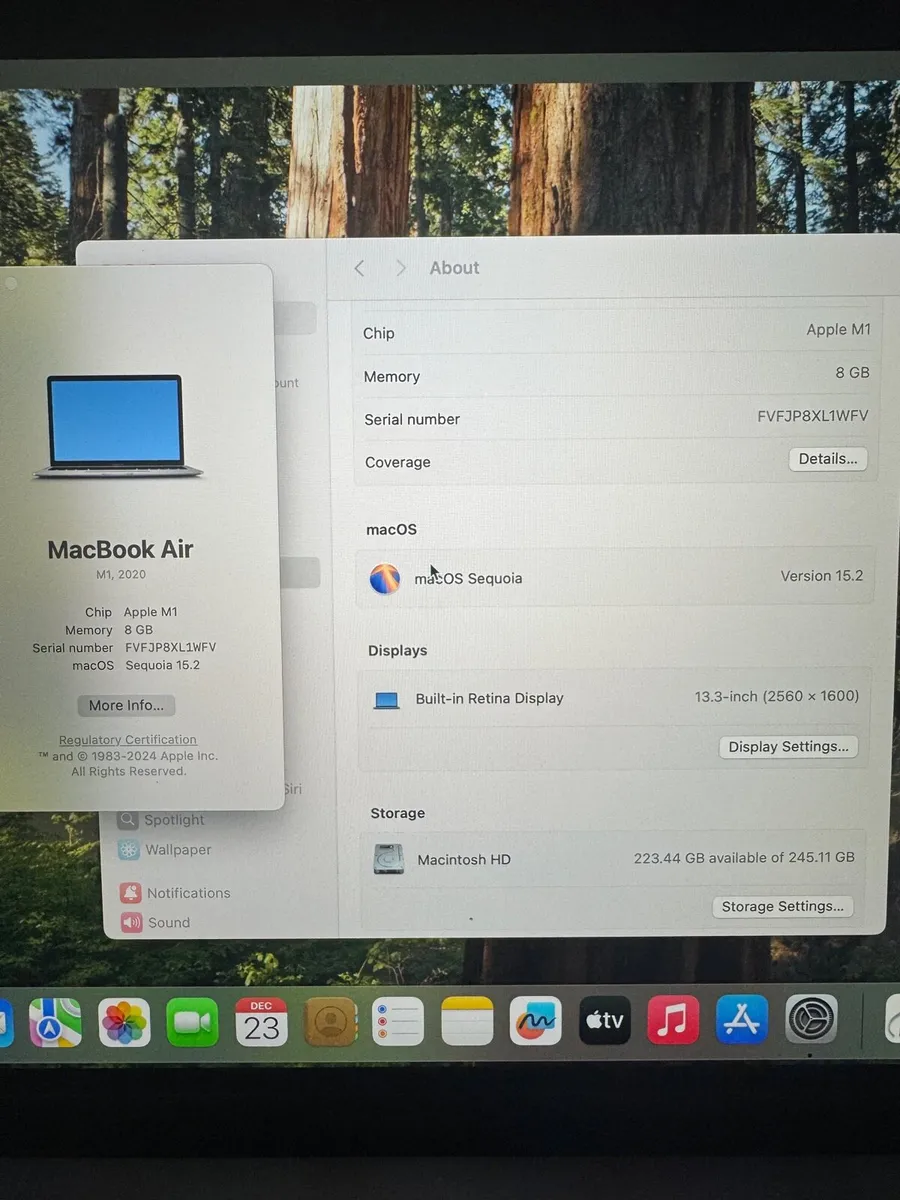 MacBook Air M1 13” 2020 8GB 256GB | 100% Battery - Image 3