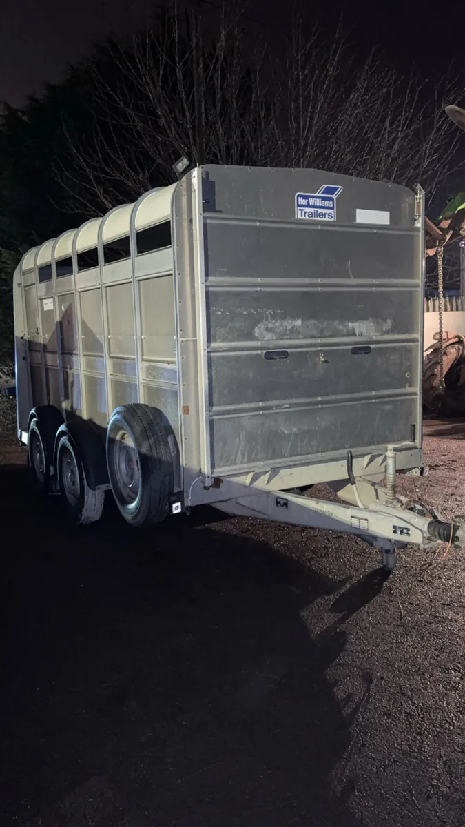 Ifor Williams 12ft cattle trailer - Image 1