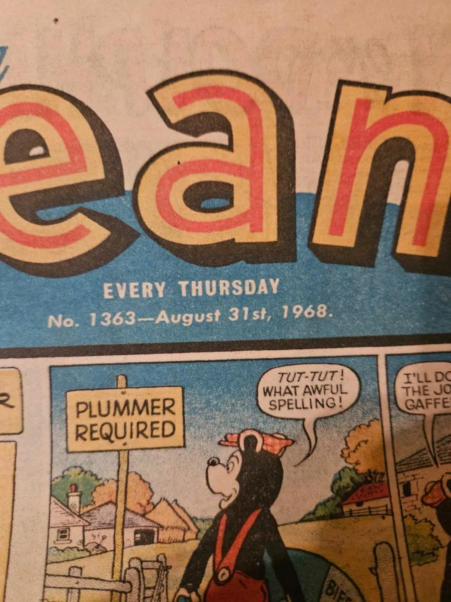 Vintage Beano Comic 31 August 1968 - Image 2
