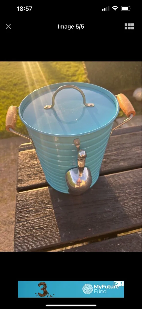 Ice bucket and scoop - Image 2