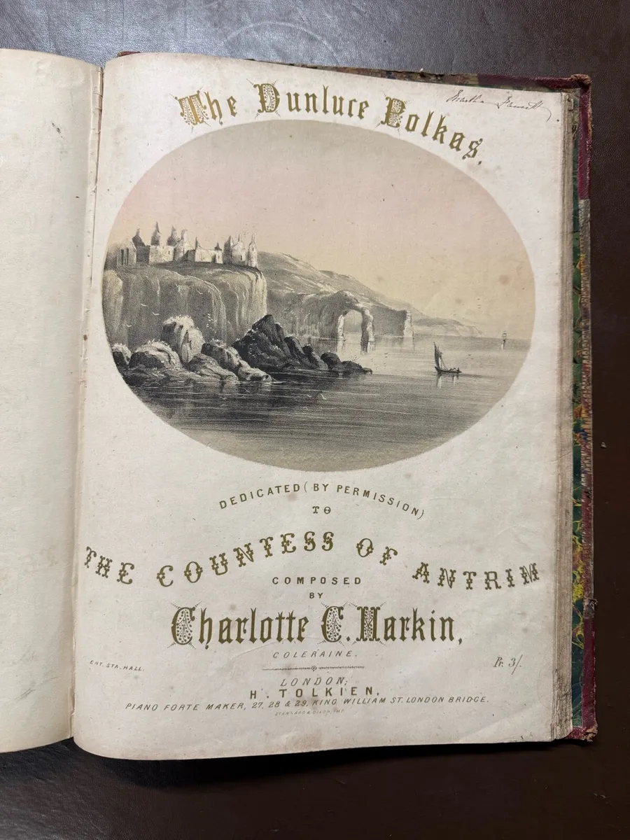 Antique music sheet books Charlotte C. Harkin. - Image 4