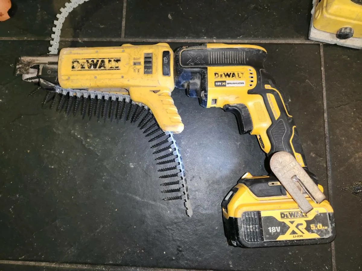 22X Dewalt 18V Drills Saws Nail Guns Planer, etc - Image 3