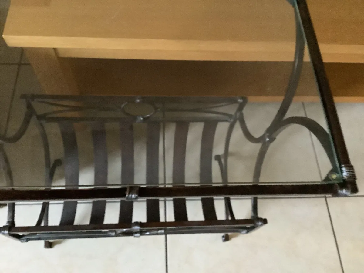 Glass side table - Image 1