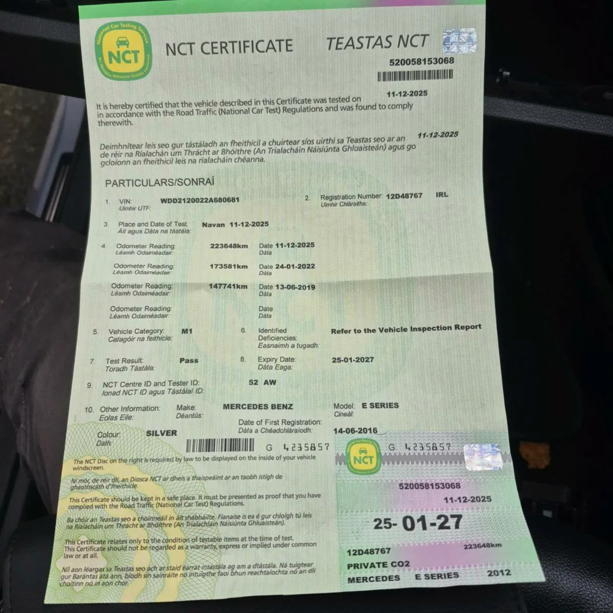 Mercedes E220 SPORT, brand new NCT +TAX - Image 2