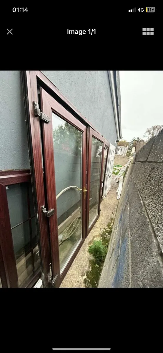 HIGH QUALITY PVC FRENCH DOUBLE DOORS